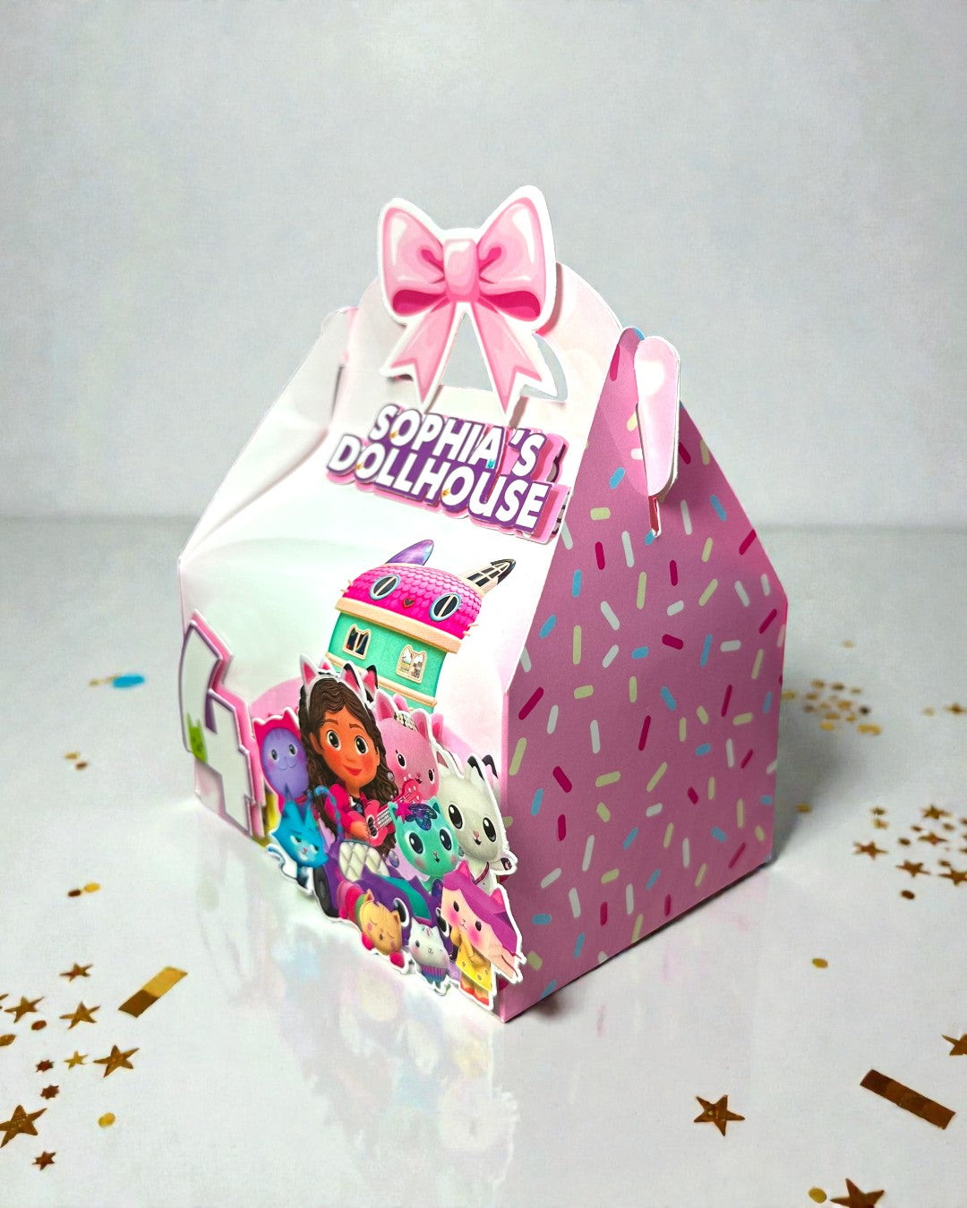 Candy Box 3D “Gabby’s Dollhouse” Personalizzata – Tema Casa delle Bambole