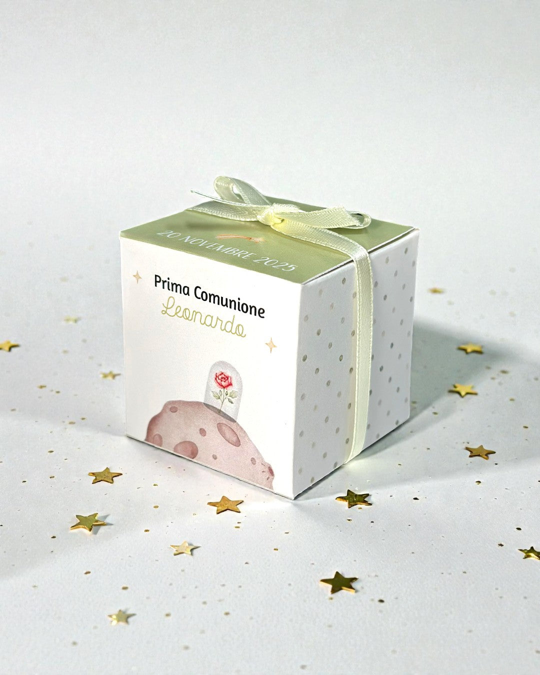 Scatolina Portaconfetti Prima Comunione – Tema Piccolo Principe Personalizzabile