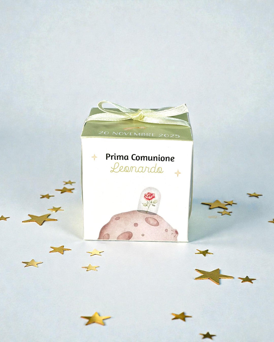 Scatolina Portaconfetti Prima Comunione – Tema Piccolo Principe Personalizzabile