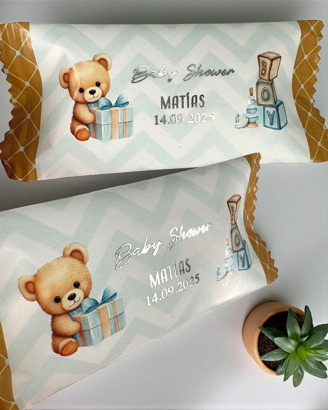 Oreo Bag Orsetto Azzurra Personalizzata