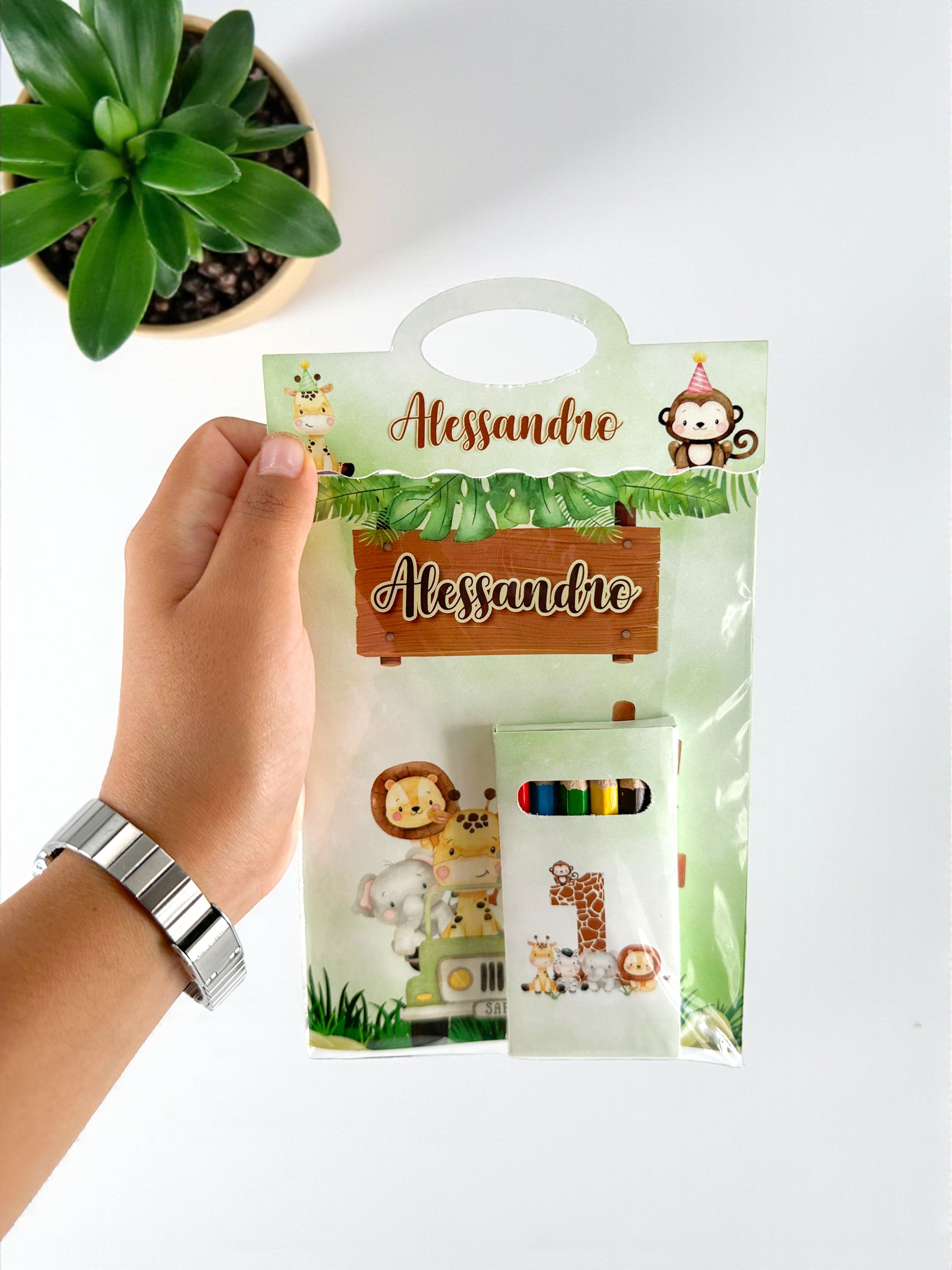 Set da Colorare Safari per Bambini