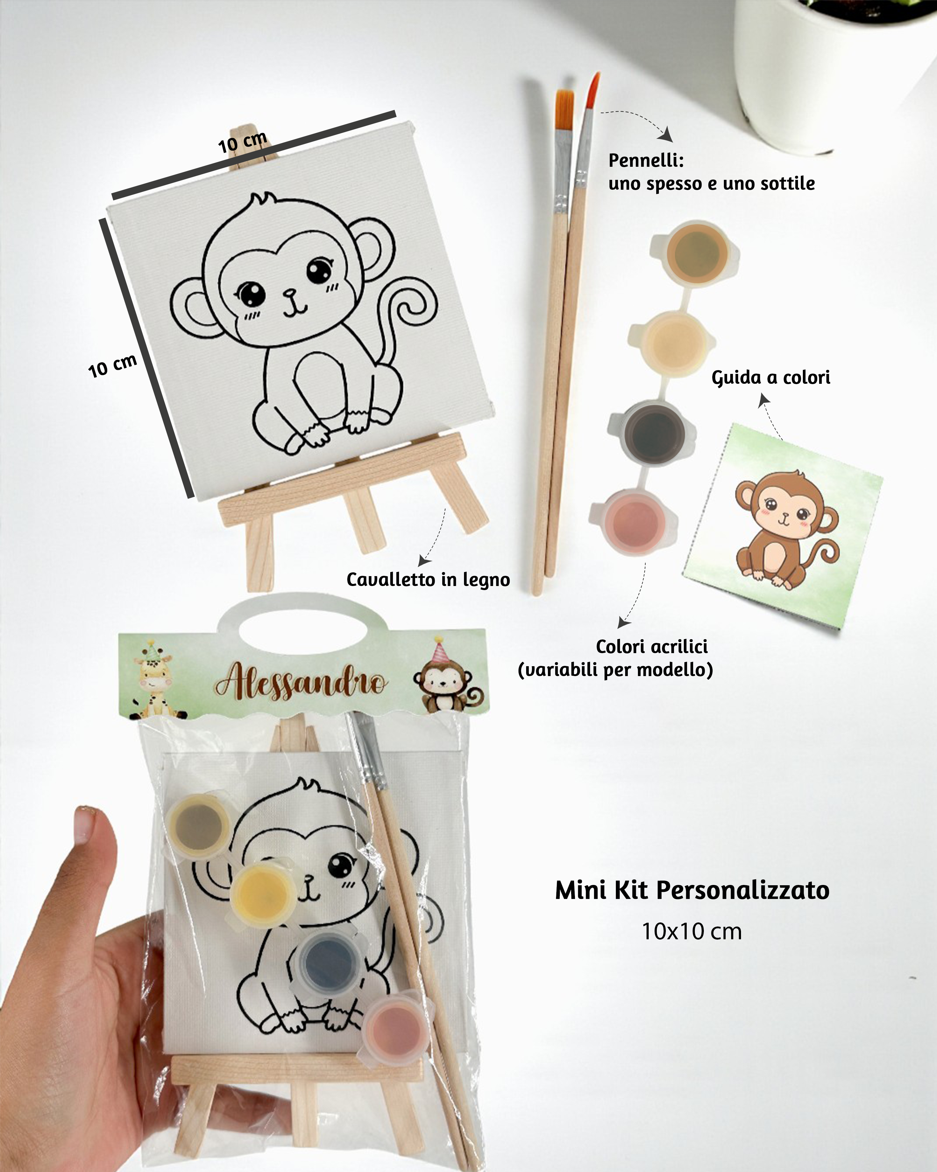 Set pittura personalizzato Safari